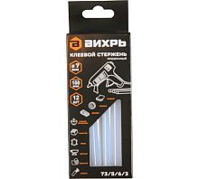Клеевой стержень 7х100мм, 12шт. Вихрь, , Шт | код 73/5/6/3 | ВИХРЬ