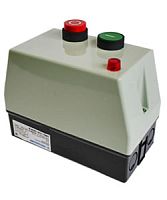 Пускатель электромагнитный ПМЛ-2230 УХЛ4 Б, 380В/50Гц, 1з, 25А, нереверсивный, с реле РТЛ-1022-2 17-25А, в корпусе из пластика IP54, с кнопками ПУСК + СТОП и сигнальной лампой (ЭТ) | код ET547047 | Электротехник