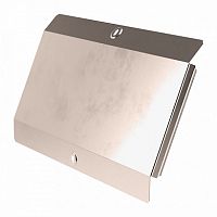 Крышка угла вертикального внешнего 90 градусов Стандарт INOX (AISI 409) 400 Промрукав | код PR16.3074 | ПРОМРУКАВ