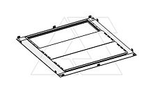 Дно щита NEO 1000x600мм (ШxГ), RAL7035, IP55 | код 631-600 | Tekpan