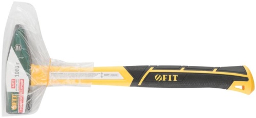 Молоток кованый Профи 1000г фибергласовая усилен. ручка FIT 44338 фото 3