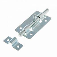 Задвижка накладная ЗТ-4 40х30 круглый ригель (d7мм L57мм) оцинк. (уп.1шт) Tech-Krep/Zitar 138886