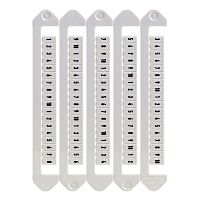 Маркировка для клемм, ширина 5 мм, символ 0, горизонтальная ориентация | код NUTB-5-0H | DKC