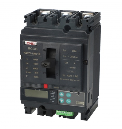 Выключатель в литом корпусе YCM3 YP 630H 3P 630А 85кА | код B05016 | CNC