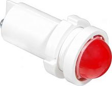 Светодиодная лампа СКЛ-14А-К-2-220, красная, 220В 50Гц/пост., диаметр посадочного отверстия 22мм, УХЛ2.1 | код A8021-78103813 | Каскад-Электро