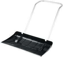 Скрепер для уборки снега Профи 810х430х1220мм на колесиках метал. ручка пластик. 68136