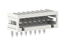 425304 Вилки на плату MCS вертик.,шаг 2.5мм, 4 конт., бел., шт | код 425304 | SUPU