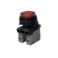 Выключатель Briswik КЕ 171/1м -Л 220В красный 2но+0нз цилиндр с подсветкой IP66 УХЛ2 10А | код aZ-EB-6Ai-7222 | Briswik