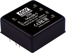 Источник питания DC-DC, 25Вт, вход 36…72В, выход1:+5В/350…3500мА, выходы2,3: ±15В/±25…±250мА, изоляция 1000В DC, 50.8х50.8х21мм., -25С…+85С, дист. упр. | код TKA30C-C | MeanWell