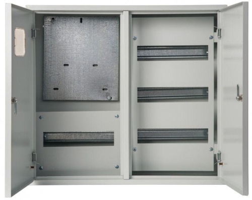 Распределительный шкаф ЩРУН, 48 мод., IP31, навесной, сталь, белая дверь | код. 30404DEK | DEKraft