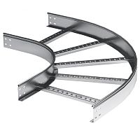 Угол горизонтальный 90 50x200 R600 в комплекте с крепежными элементами и соединительными пластинами, необходимыми для монтажа, цинк- | код LC5620KZL | DKC