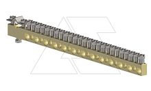Шинка латунная L-26, 1x25+25x10mm2 | код 2000-21 | Elektro-plast Nasielsk