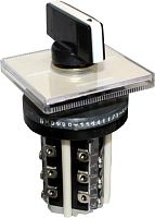 Переключатель ПМОВ-112222/II-Д55 У3, 6,3А, 380В, с самовозвратом, 45-0-45°, установка с фасадной стороны панели, IP10, переключатель | код ET522303 | Электротехник