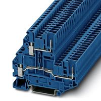 Двухъярусные клеммы UTTB 2,5/2P BU | код 3060364 | PHOENIX CONTACT