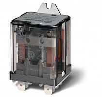 Силовое электромеханическое реле, монтаж в наконечники Faston 250 (6.3х0.8мм), 3NO 16A, контакты AgSnO2 (зазор ? 3мм), катушка 110В DC, степень защиты RTI, монтажный фланец, опции: нет | код 628391104300 | FINDER