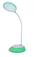 Светильник светодиодный UF-744 C05 6Вт CCT настольный диммир. зел. | код 14468 | Ultraflash