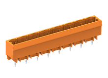 478210 Вилка на плату MCS, вертик., шаг 7.62мм2, 10 конт., оранж., шт | код 478210 | SUPU